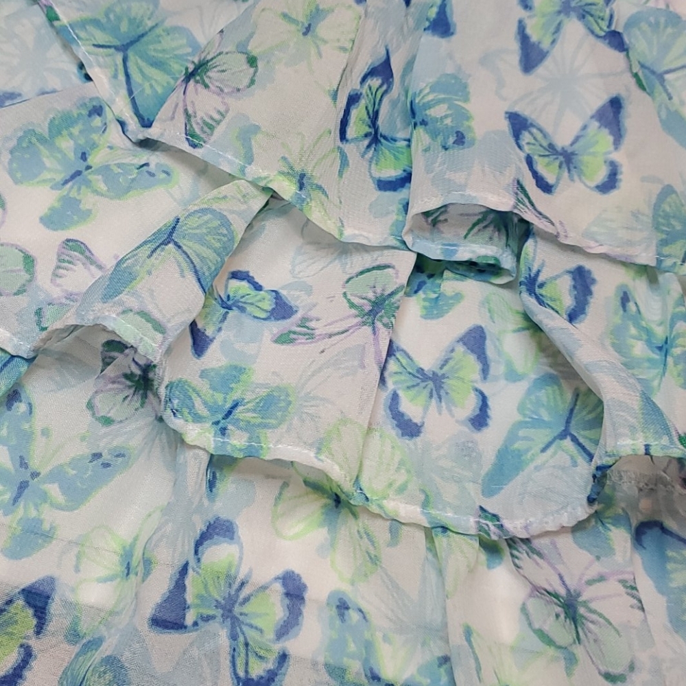 🌸$3 Today! Sz 4 Butterfly dress - Picture 2 of 4